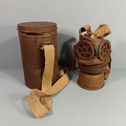 MASQUE A GAZ ARS 1917 ARS17 MASQUE ET BOITIER DATES DES ANNEES 1925-28 APAREIL RESPIRATOIRE SPECIAL